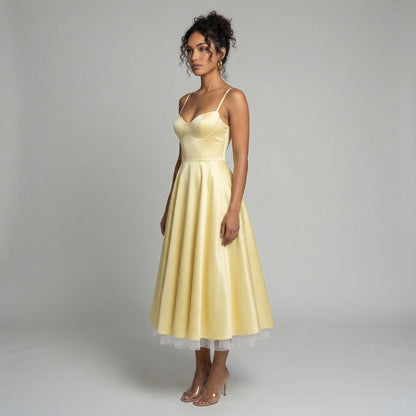 Elise | Tulle Midi Dress