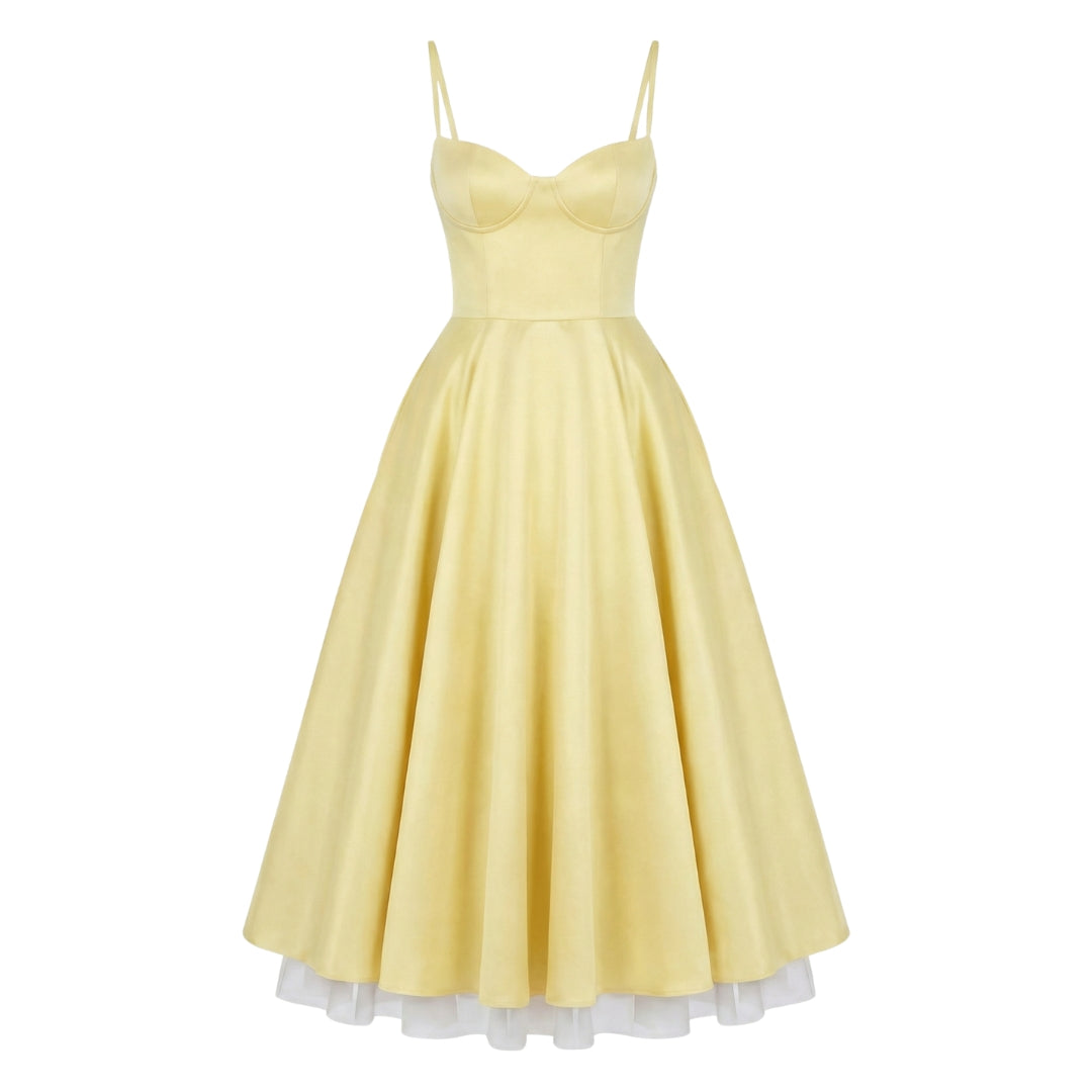 Elise | Tulle Midi Dress