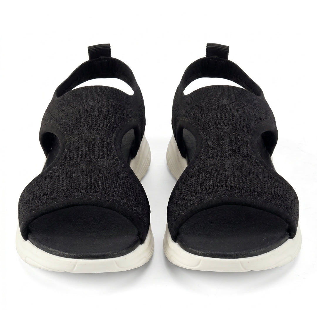 Élodie Women’s Knit Open-Toe Slip-On Sandals