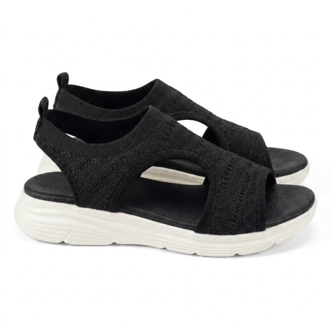 Élodie Women’s Knit Open-Toe Slip-On Sandals