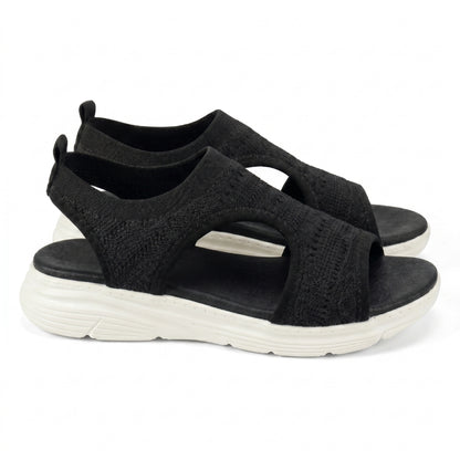 Élodie Women’s Knit Open-Toe Slip-On Sandals