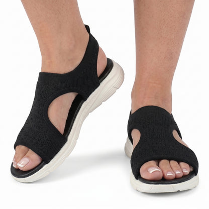 Élodie Women’s Knit Open-Toe Slip-On Sandals