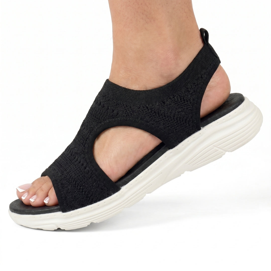 Élodie Women’s Knit Open-Toe Slip-On Sandals