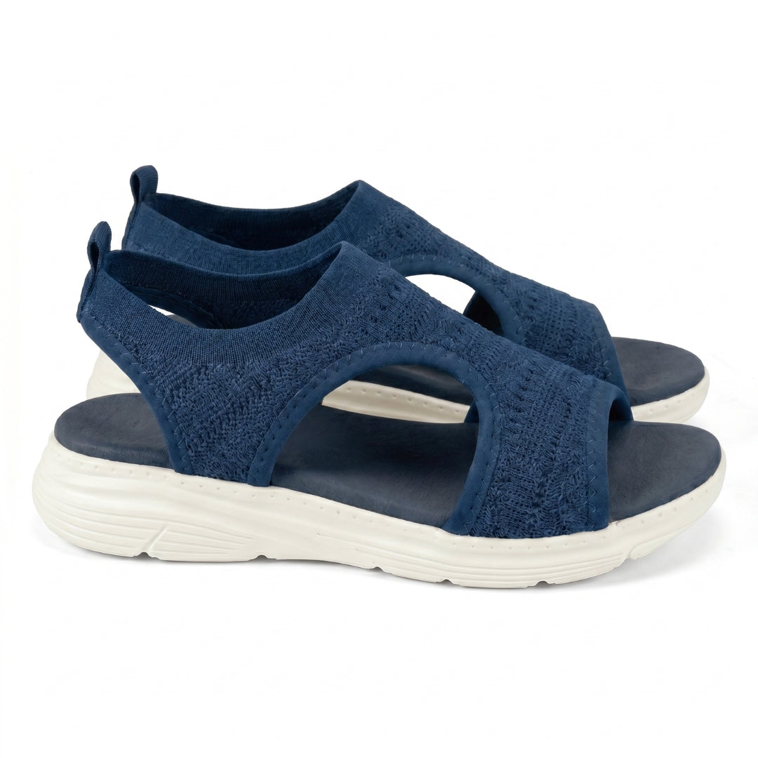 Élodie Women’s Knit Open-Toe Slip-On Sandals