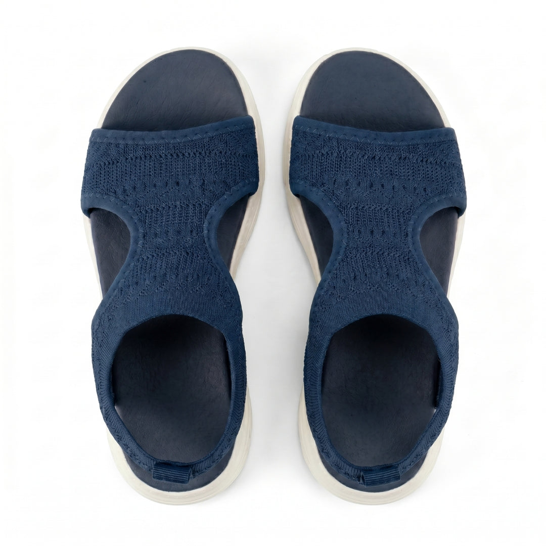 Élodie Women’s Knit Open-Toe Slip-On Sandals