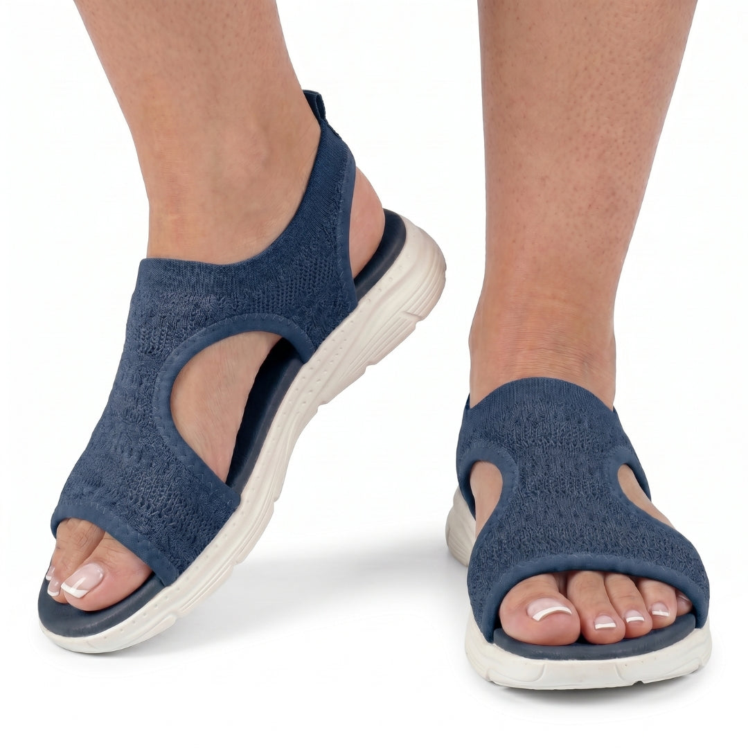 Élodie Women’s Knit Open-Toe Slip-On Sandals