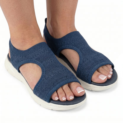 Élodie Women’s Knit Open-Toe Slip-On Sandals