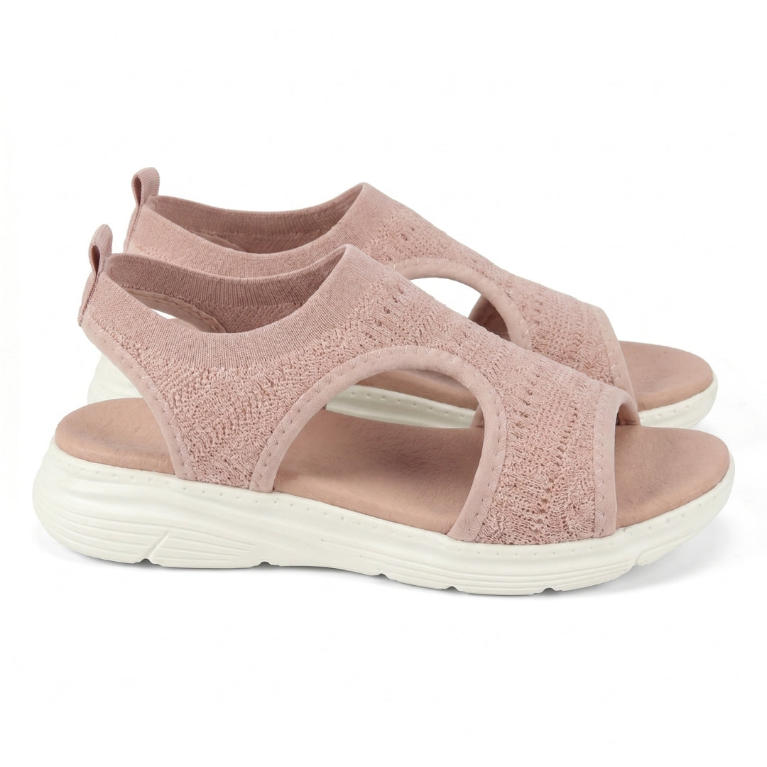 Élodie Women’s Knit Open-Toe Slip-On Sandals