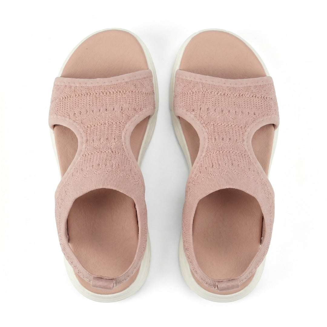 Élodie Women’s Knit Open-Toe Slip-On Sandals
