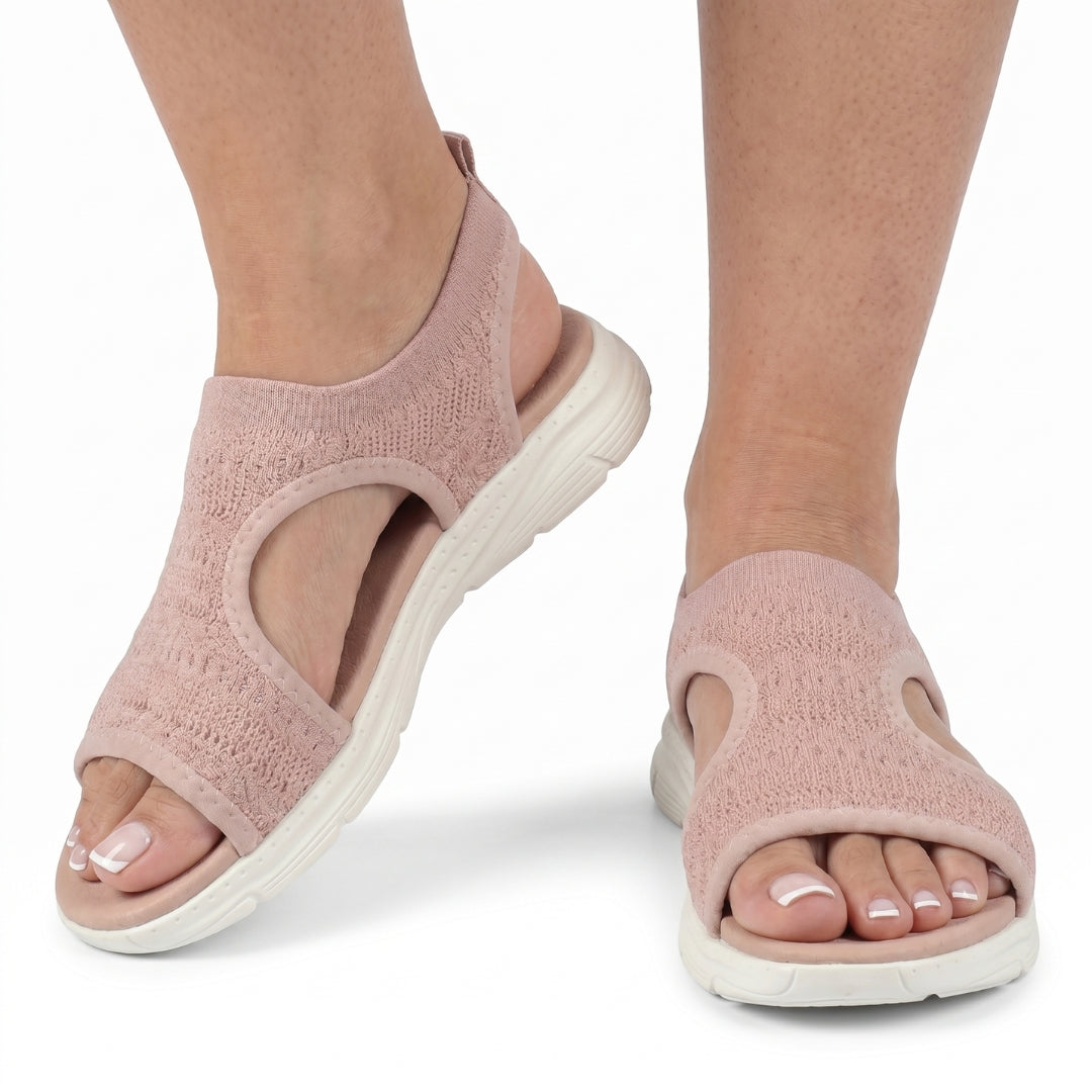 Élodie Women’s Knit Open-Toe Slip-On Sandals