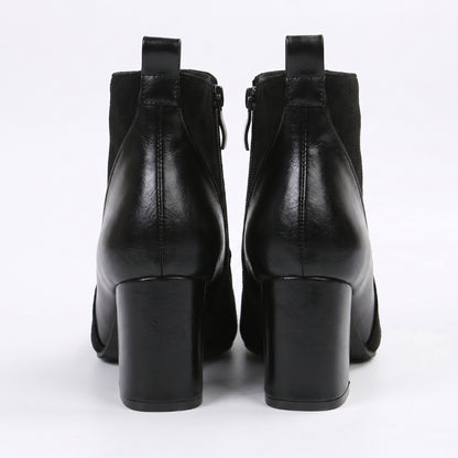 Élodie Women’s Suede Block-Heel Ankle Boots
