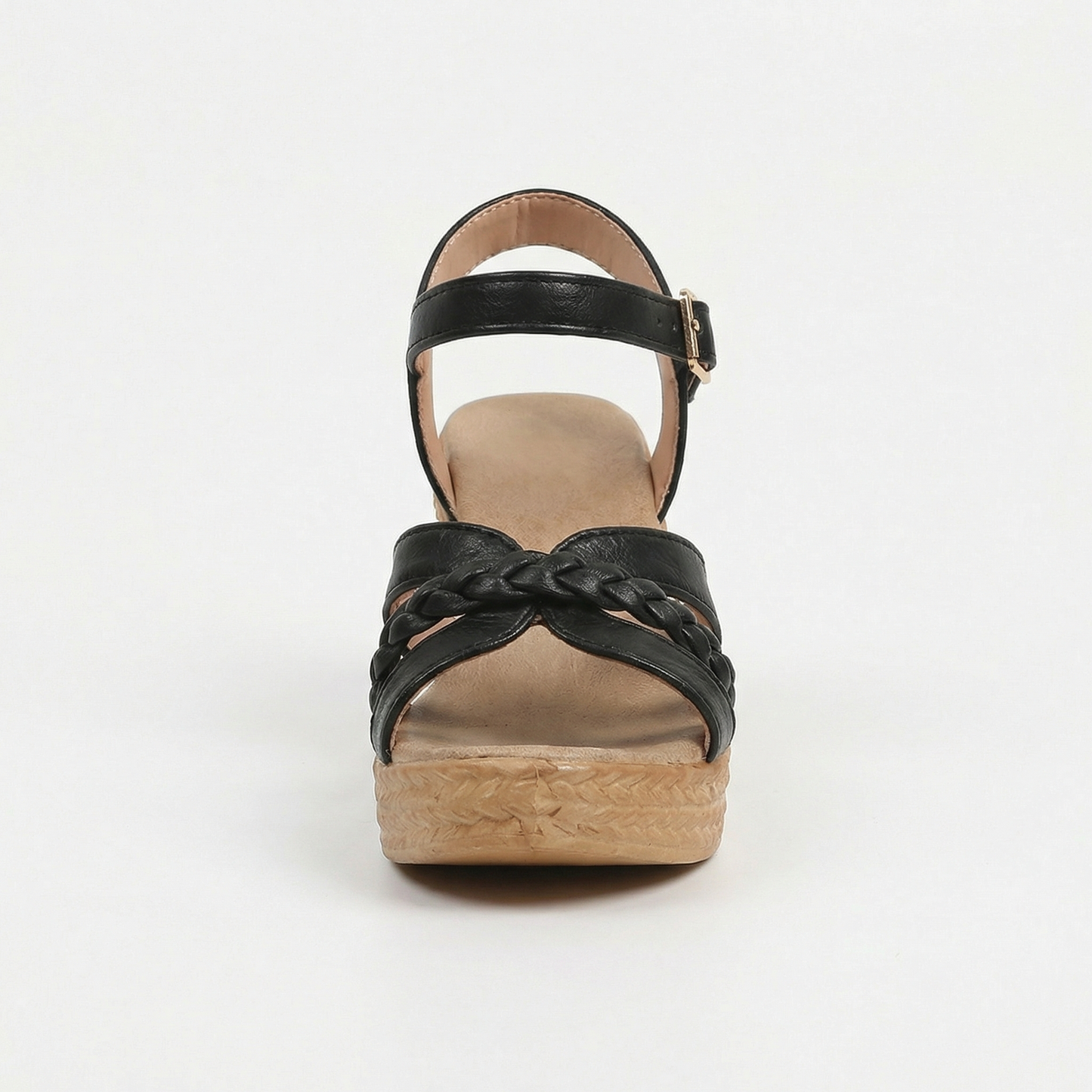Élodie | Braided Block Heel Sandals