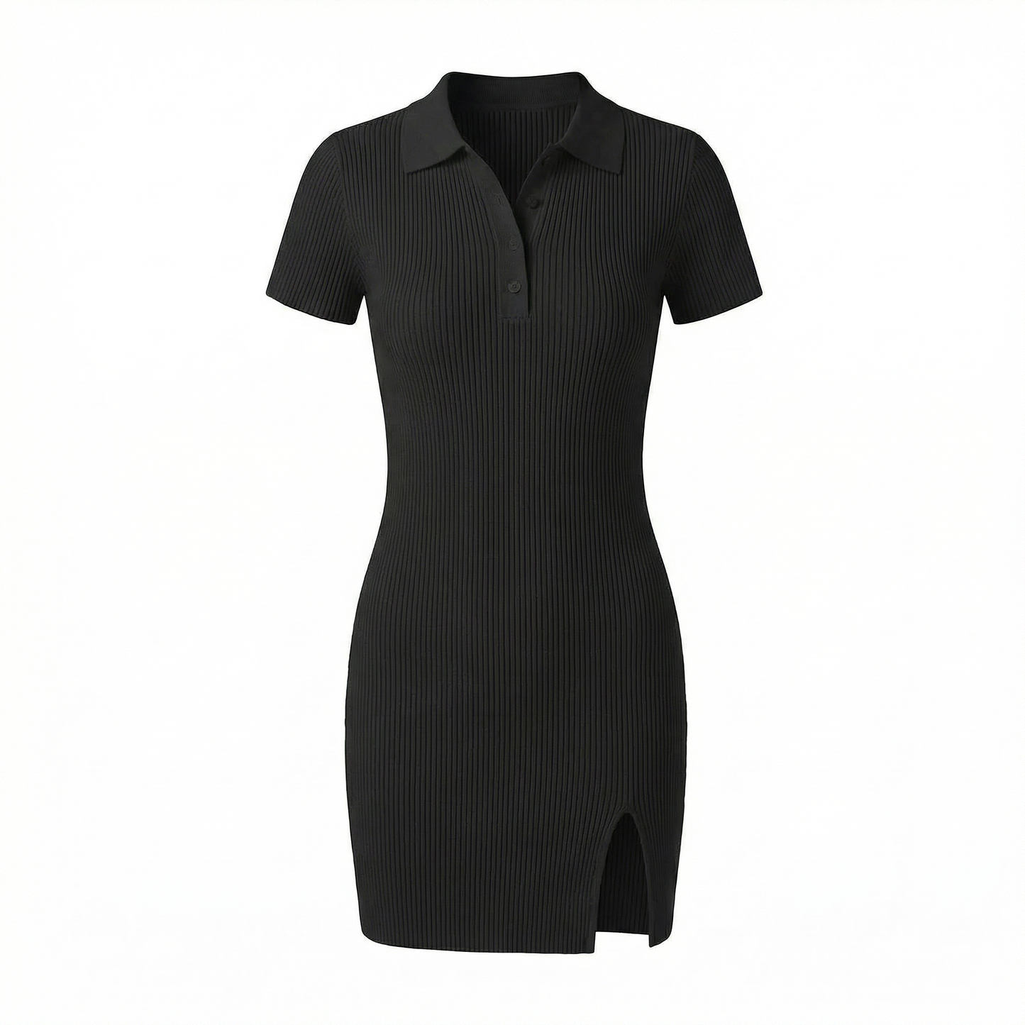 Emma | Women’s Collared Button Mini Dress
