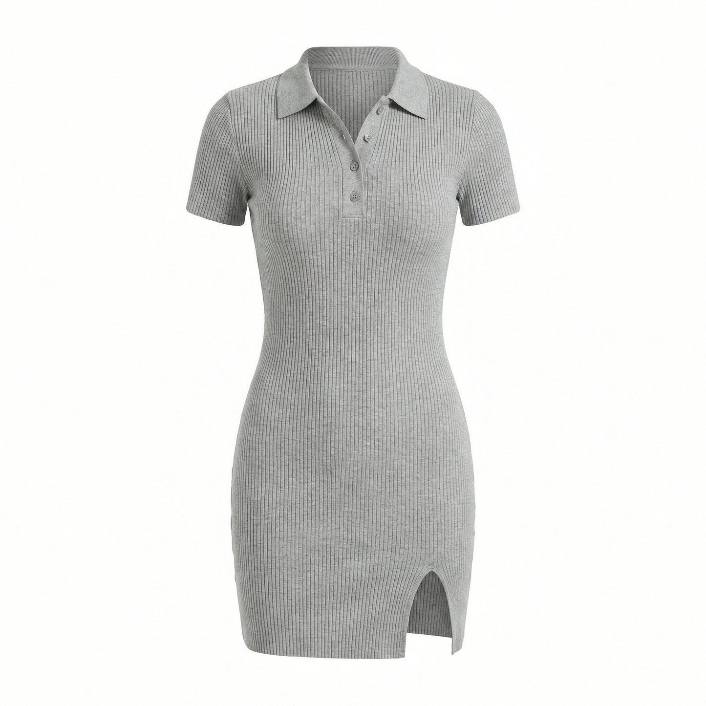 Emma | Women’s Collared Button Mini Dress