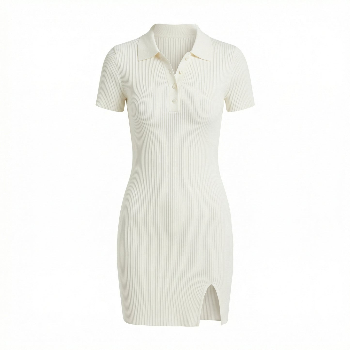 Emma | Women’s Collared Button Mini Dress