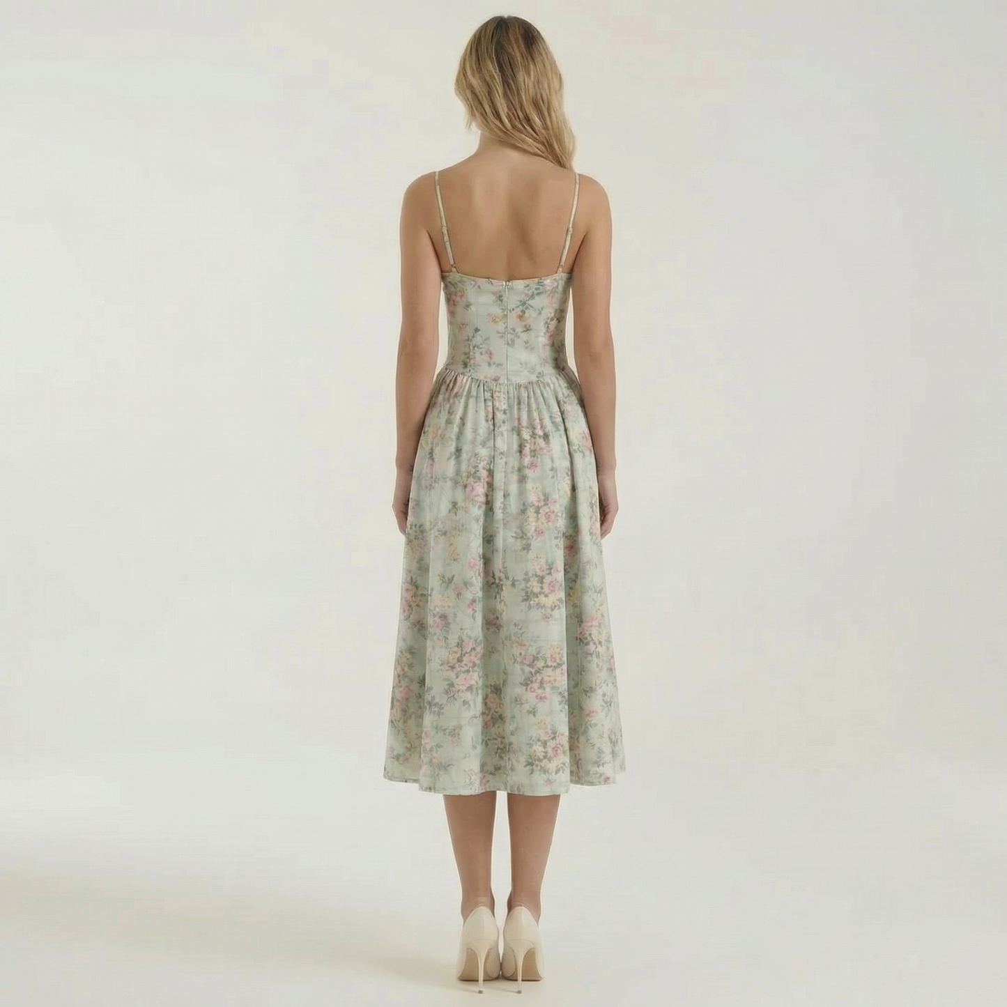 Claire | Corset Midi Dress