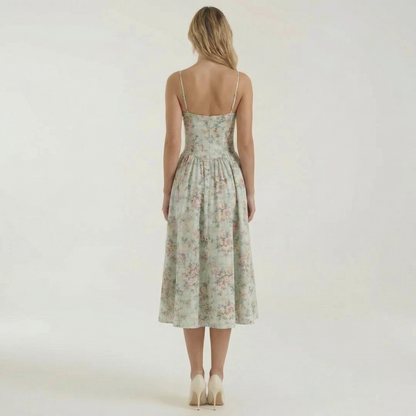 Claire | Corset Midi Dress
