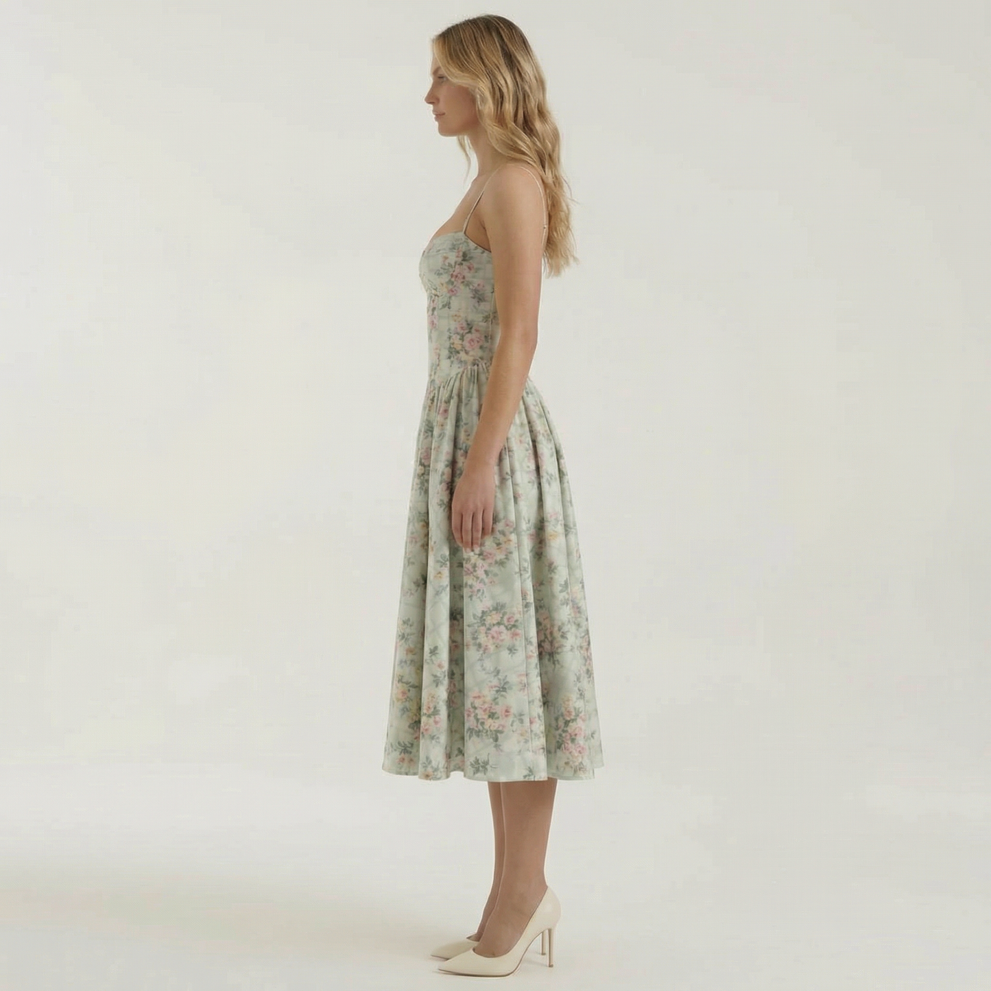 Claire | Corset Midi Dress
