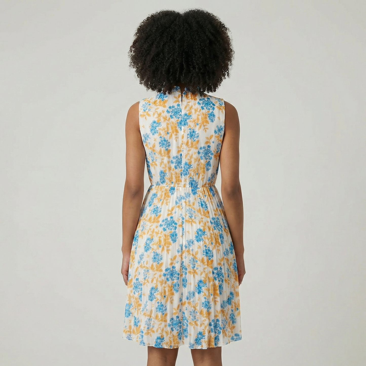Chloe | Pleated Floral Sundress