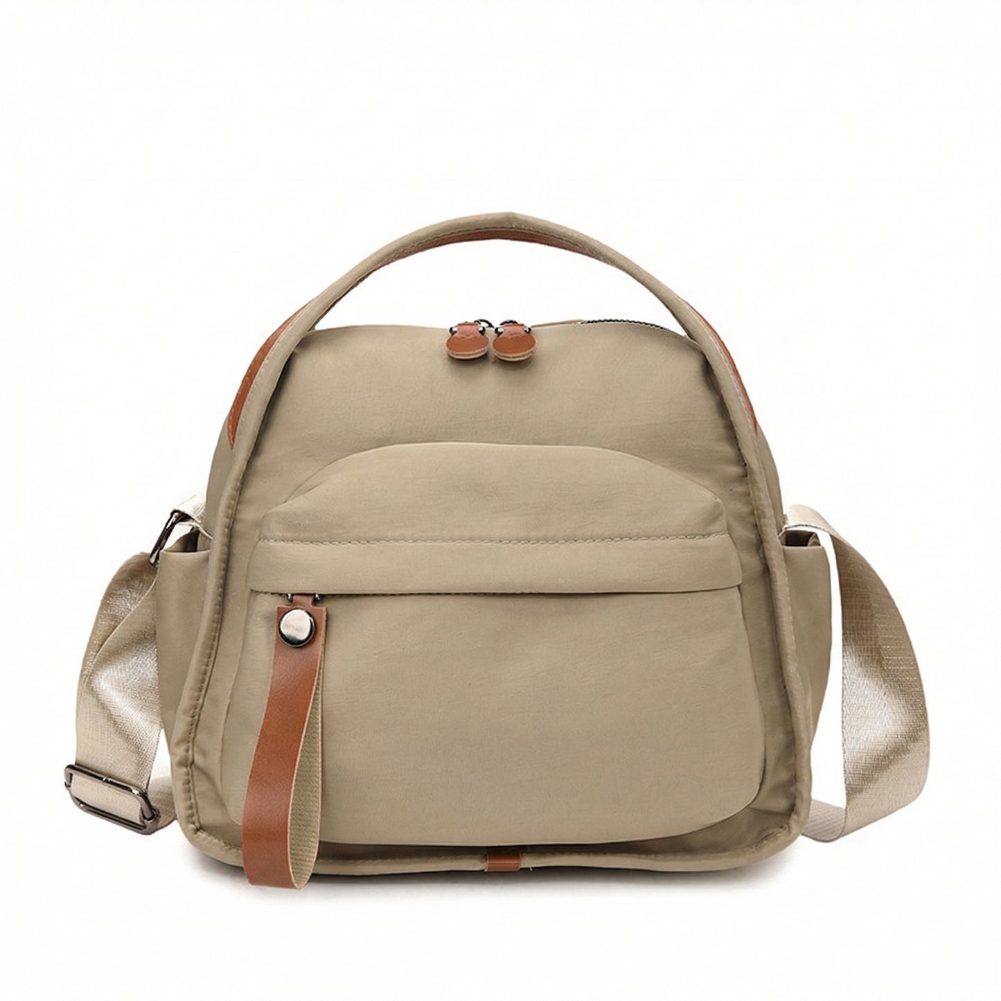 Florence | Women’s Water-Repellent Nylon Crossbody Bag Double-Zip