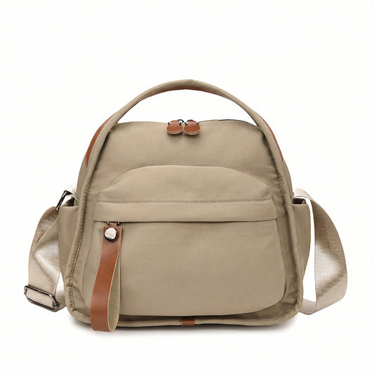 Florence | Women’s Water-Repellent Nylon Crossbody Bag Double-Zip