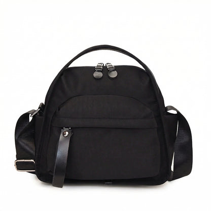 Florence | Women’s Water-Repellent Nylon Crossbody Bag Double-Zip