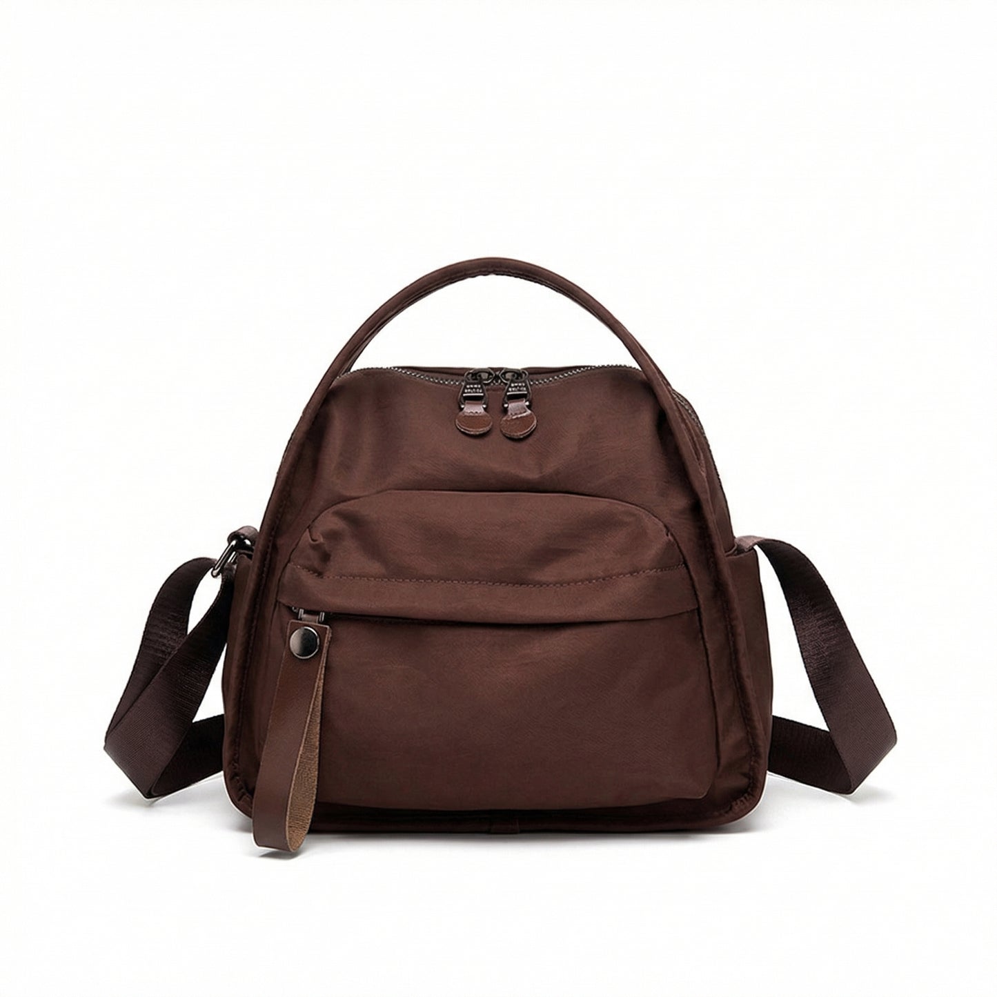 Florence | Women’s Water-Repellent Nylon Crossbody Bag Double-Zip