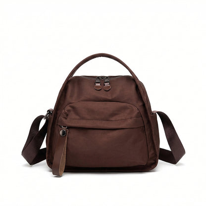 Florence | Women’s Water-Repellent Nylon Crossbody Bag Double-Zip