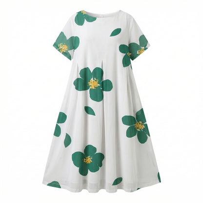 Harper Women’s Polyester Short-Sleeve Maxi Dress Pullover