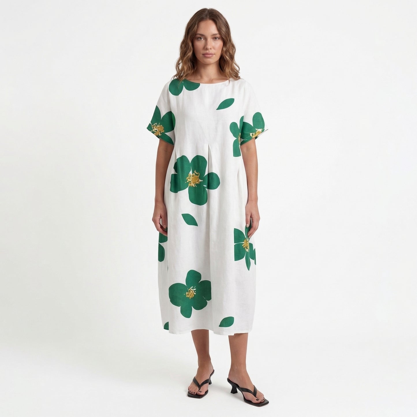Harper Women’s Polyester Short-Sleeve Maxi Dress Pullover
