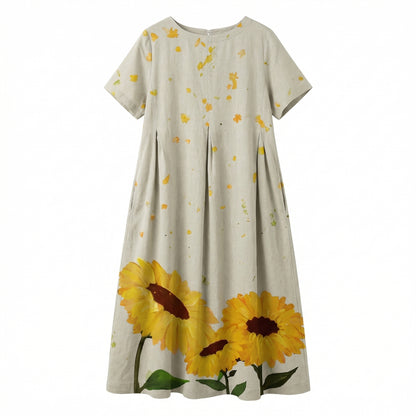 Harper Women’s Polyester Short-Sleeve Maxi Dress Pullover