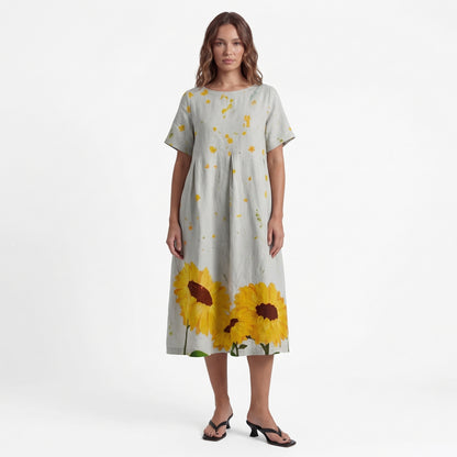 Harper Women’s Polyester Short-Sleeve Maxi Dress Pullover
