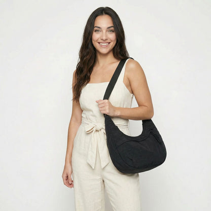 Isabeau | Women’s Water-Repellent Nylon Crossbody Bag Zip