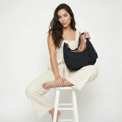 Isabeau | Women’s Water-Repellent Nylon Crossbody Bag Zip