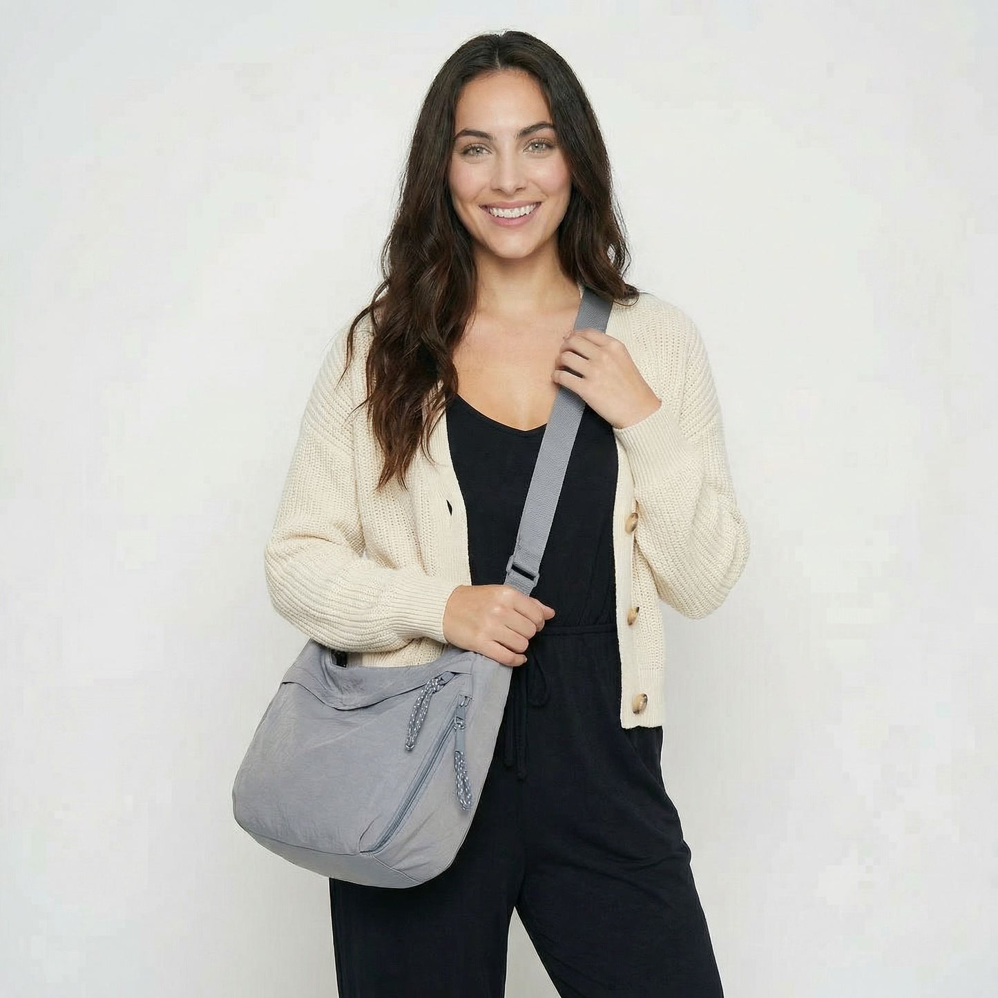 Isabeau | Women’s Water-Repellent Nylon Crossbody Bag Zip