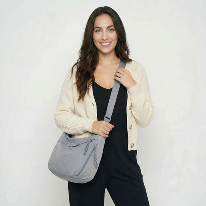 Isabeau | Women’s Water-Repellent Nylon Crossbody Bag Zip