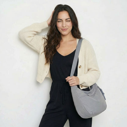 Isabeau | Women’s Water-Repellent Nylon Crossbody Bag Zip