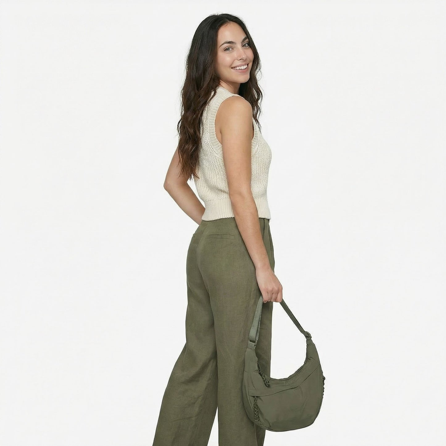Isabeau | Women’s Water-Repellent Nylon Crossbody Bag Zip