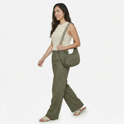 Isabeau | Women’s Water-Repellent Nylon Crossbody Bag Zip