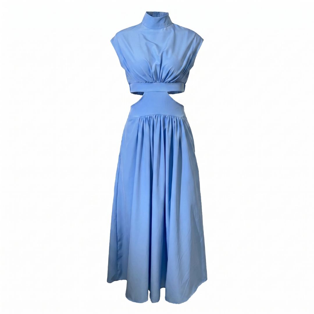 Isabelle Women’s Cut-Out Waist Sleeveless Midi Dress