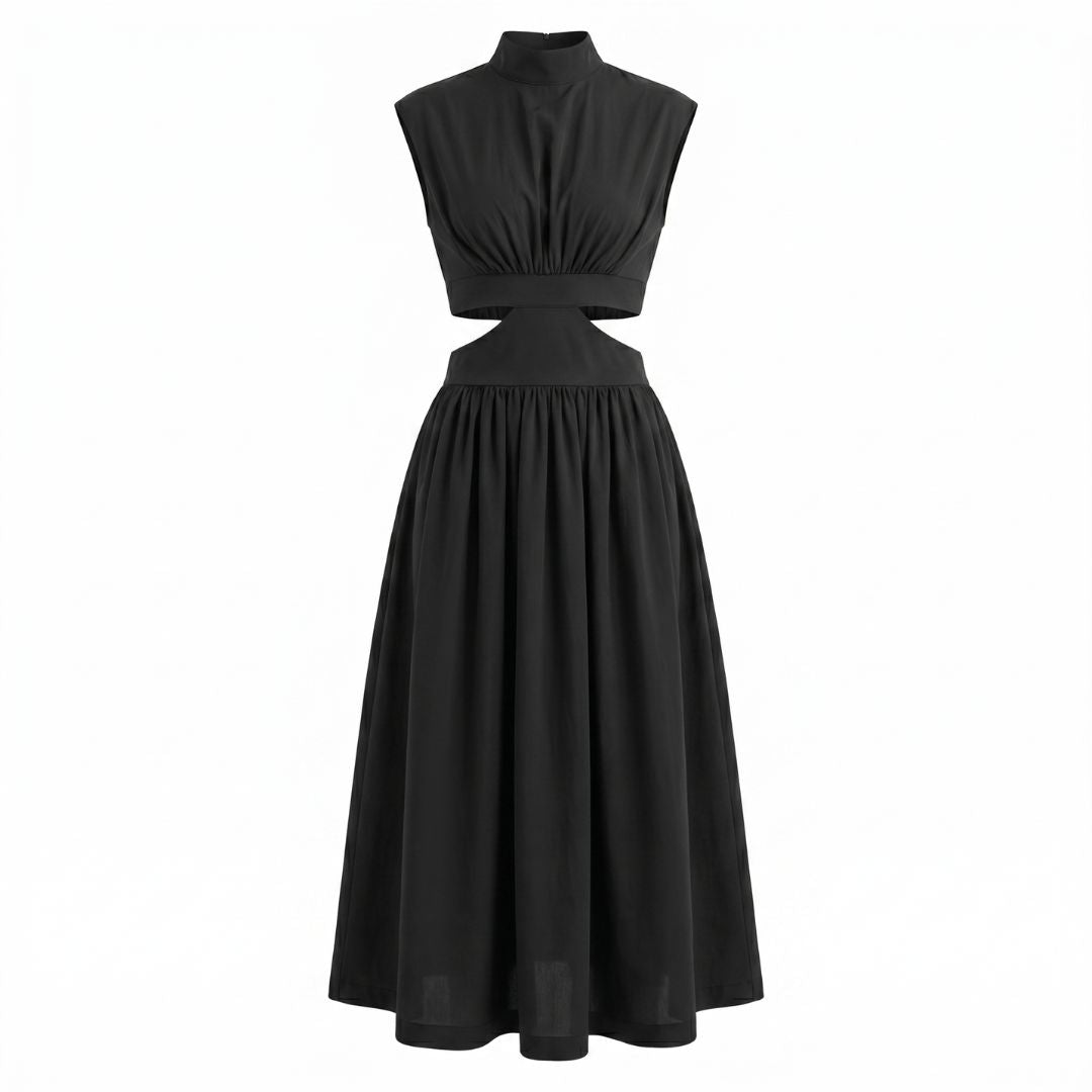 Isabelle Women’s Cut-Out Waist Sleeveless Midi Dress