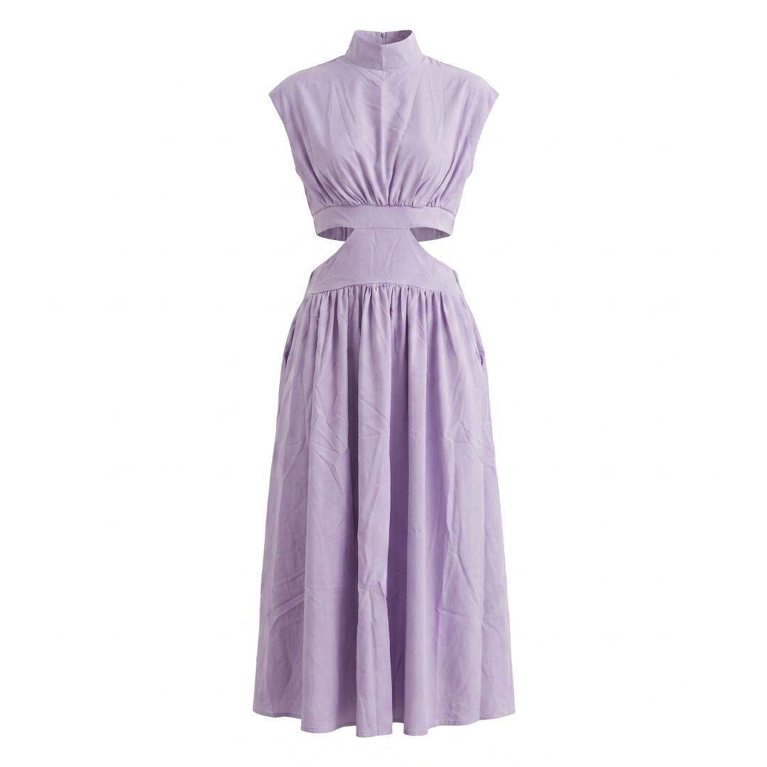 Isabelle Women’s Cut-Out Waist Sleeveless Midi Dress