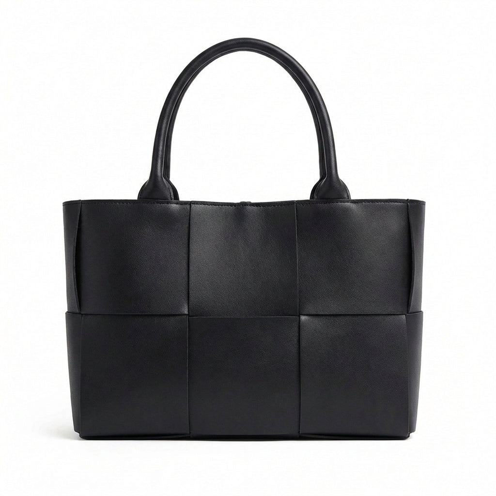 Léonie | Women’s Geometric Panel Shopper Tote Dual-Handle