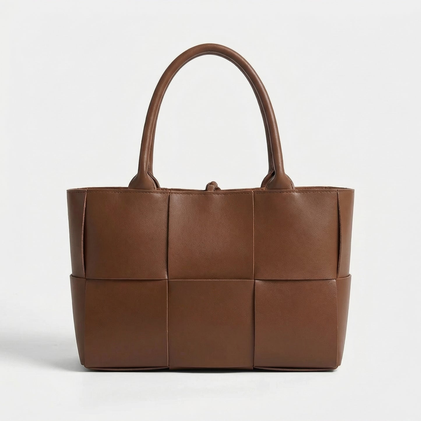Léonie | Women’s Geometric Panel Shopper Tote Dual-Handle