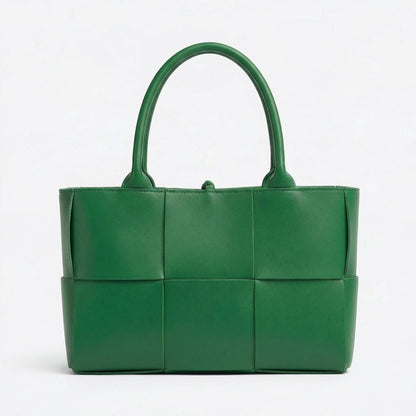 Léonie | Women’s Geometric Panel Shopper Tote Dual-Handle