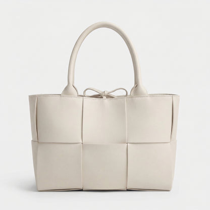 Léonie | Women’s Geometric Panel Shopper Tote Dual-Handle
