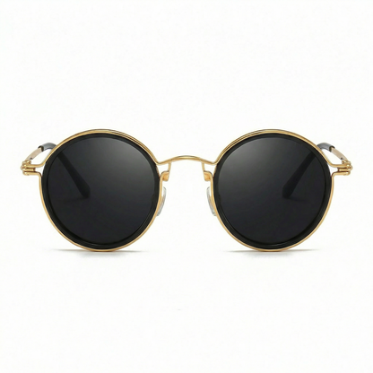 Lucien | Polarized Retro Round Sunglasses