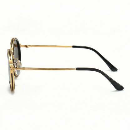 Lucien | Polarized Retro Round Sunglasses
