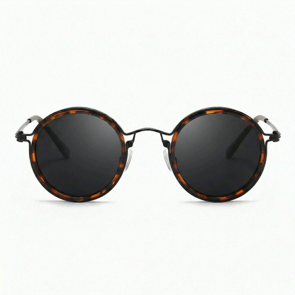 Lucien | Polarized Retro Round Sunglasses