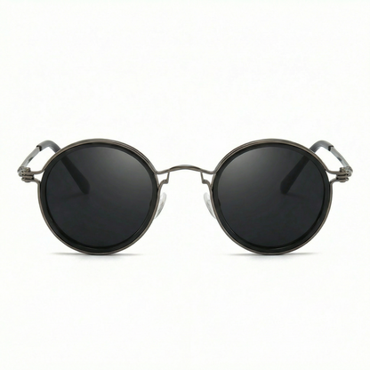 Lucien | Polarized Retro Round Sunglasses